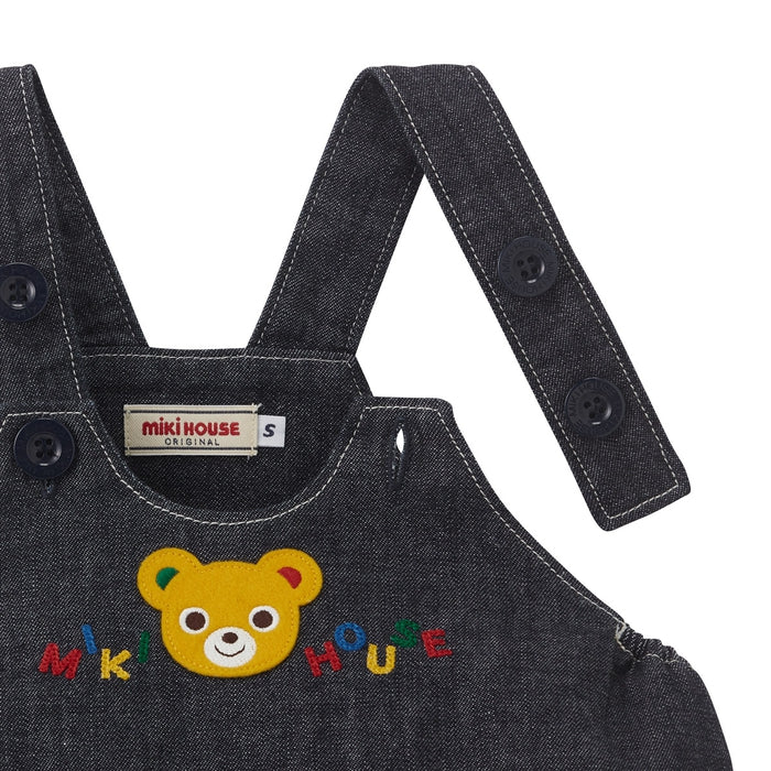 colorful pucchi☆denim romper