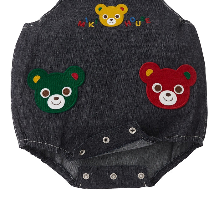 colorful pucchi☆denim romper