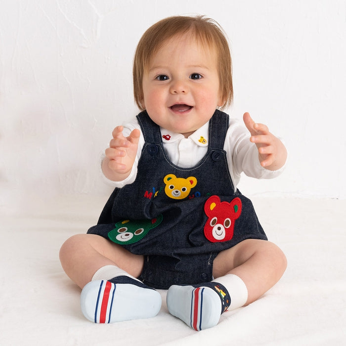 colorful pucchi☆denim romper