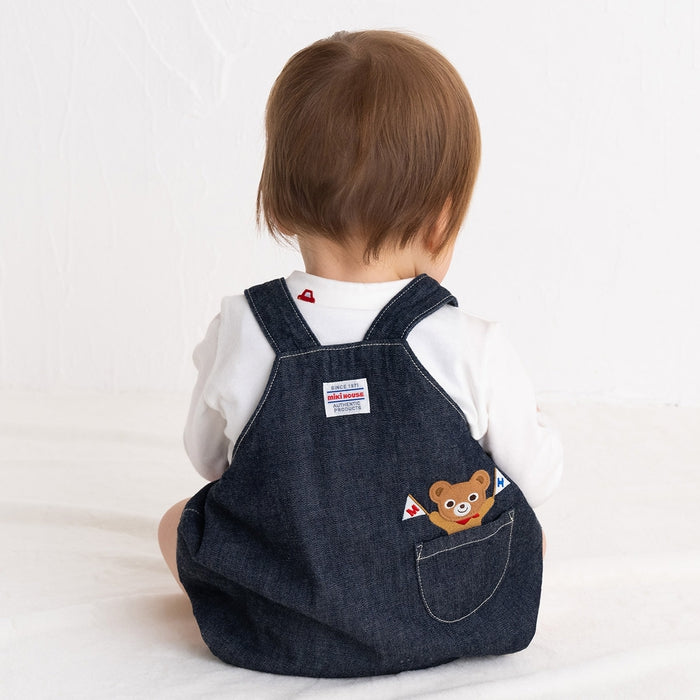 colorful pucchi☆denim romper