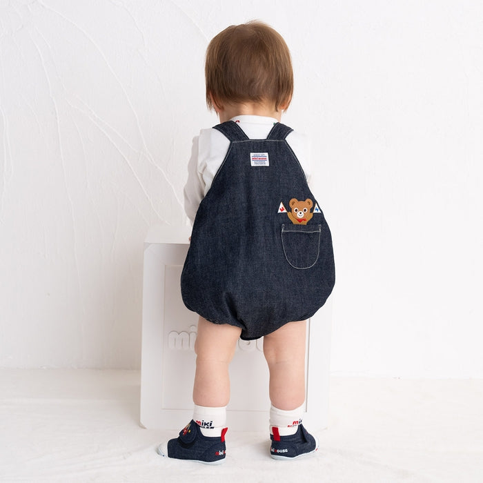 colorful pucchi☆denim romper