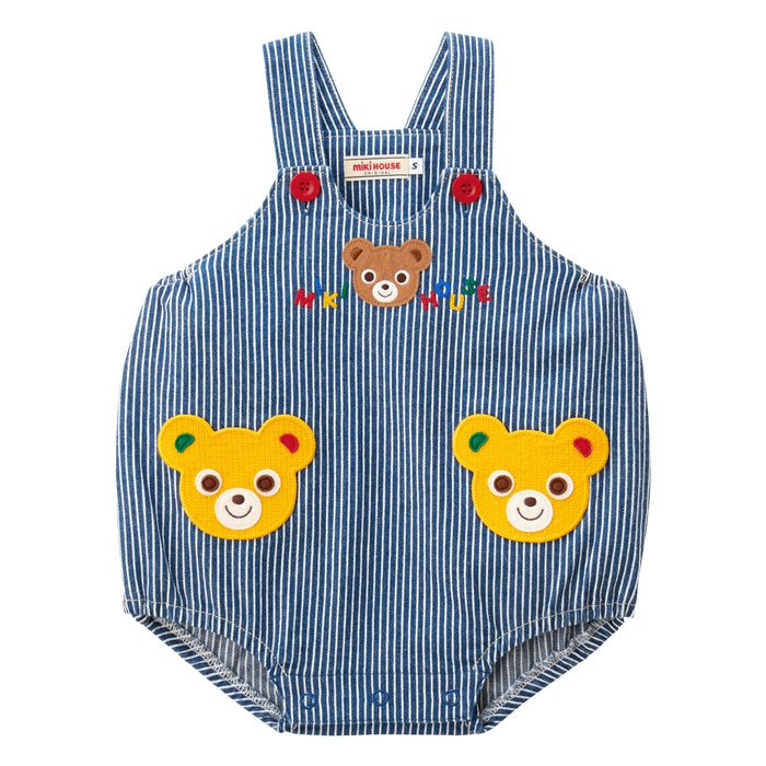 colorful pucchi☆denim romper