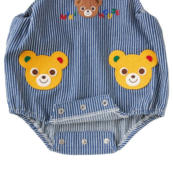 colorful pucchi☆denim romper