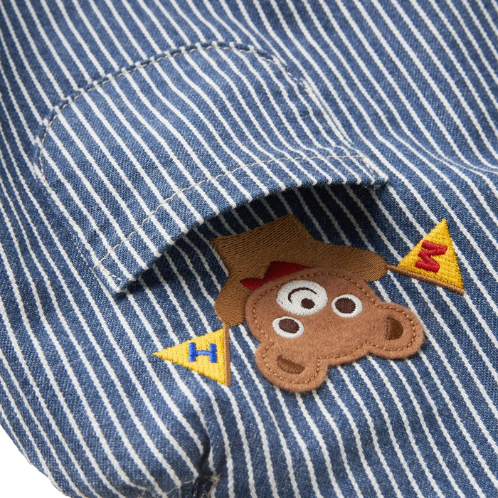colorful pucchi☆denim romper