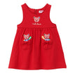 Bear motif interlocking jersey jumper skirt