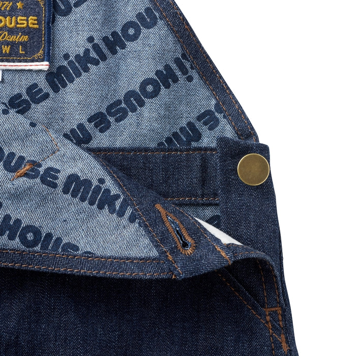 【ゴールドレーベル】デニムジャンパースカート