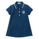 Polo dress with patch