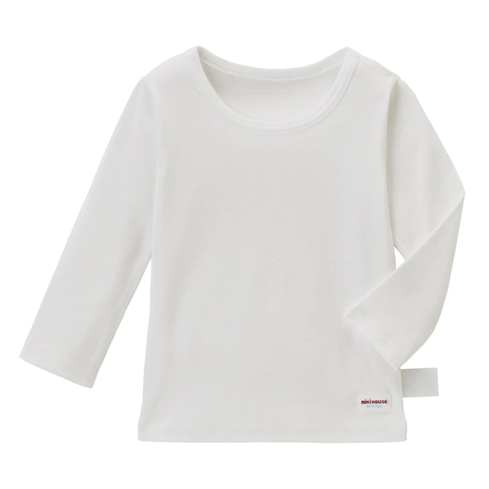 Plain long sleeve T-shirt [underwear]