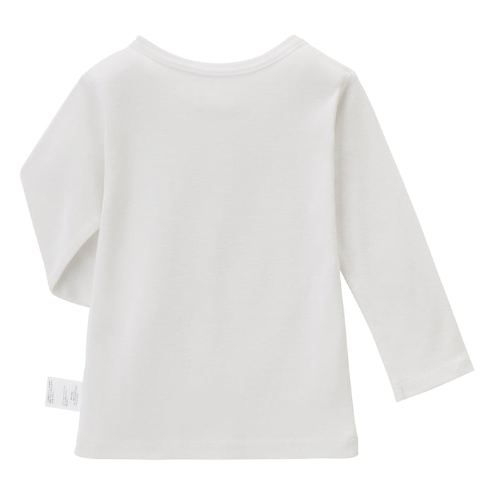 Plain long sleeve T-shirt [underwear]