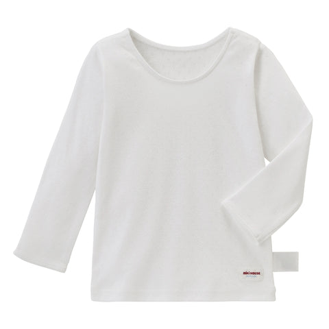 Plain long sleeve T-shirt [underwear]