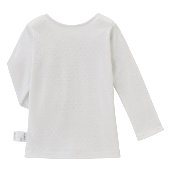 Plain long sleeve T-shirt [underwear]