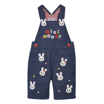 3/4 length overalls white 商品画像