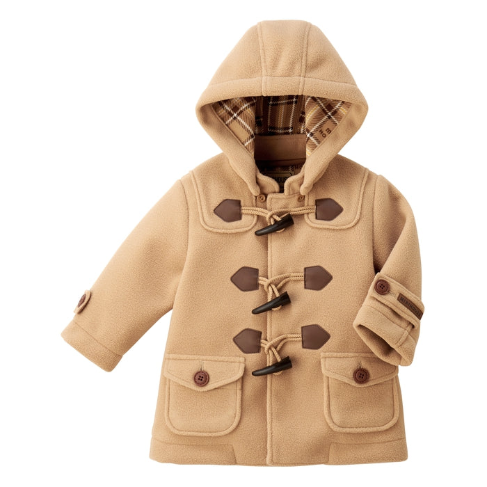 フリースダッフルコート