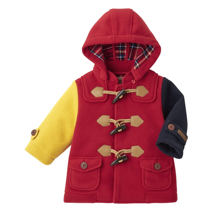 フリースダッフルコート