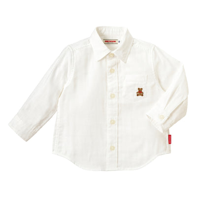 Miki House Bear Long Sleeve Shirt