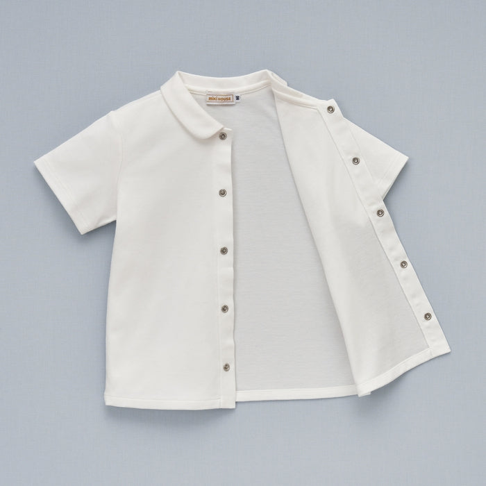 【ゴールドレーベル】海島綿半袖ブラウス