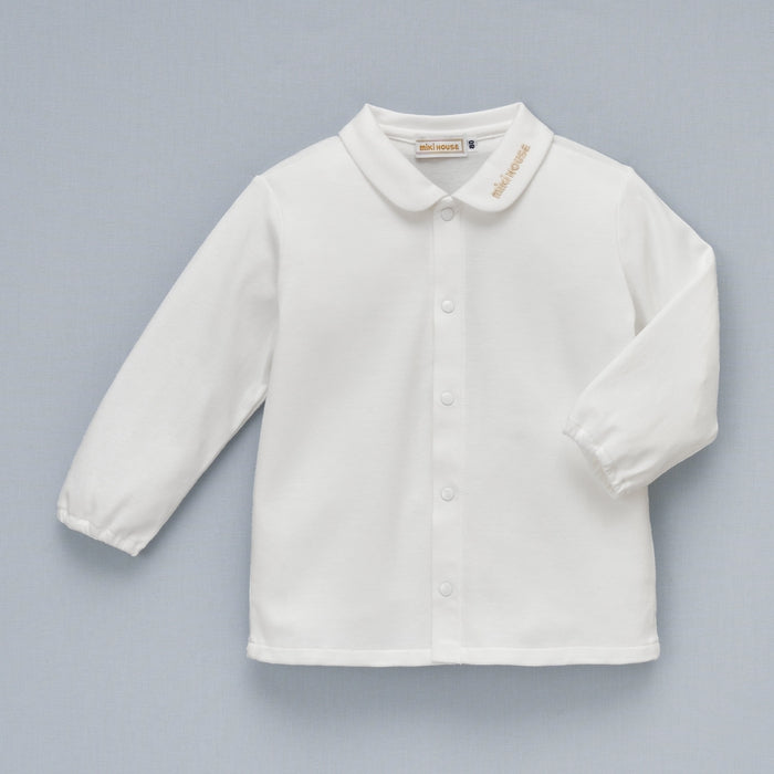 【ゴールドレーベル】海島綿長袖ブラウス