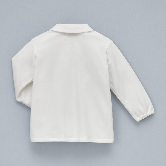 【ゴールドレーベル】海島綿長袖ブラウス