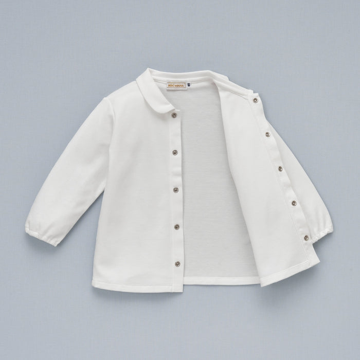 【ゴールドレーベル】海島綿長袖ブラウス