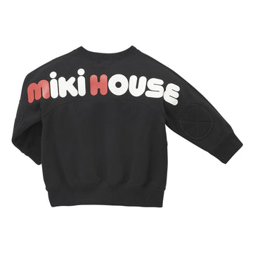 back logo sweatshirt black 商品画像
