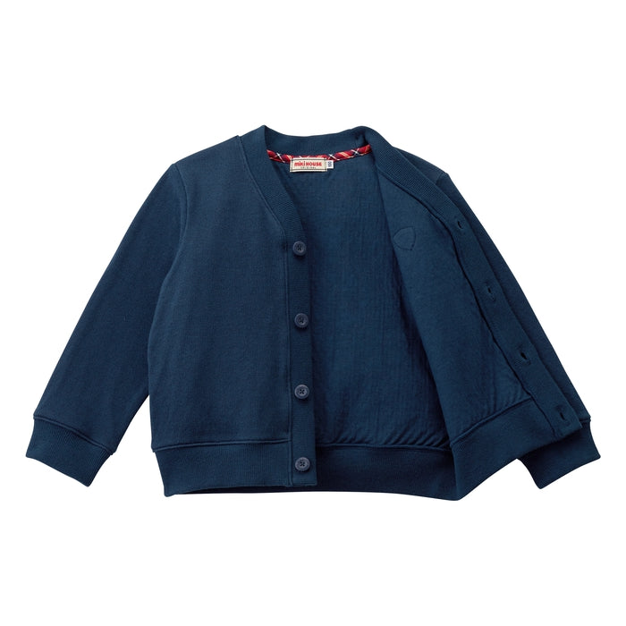 Vネックカーディガン