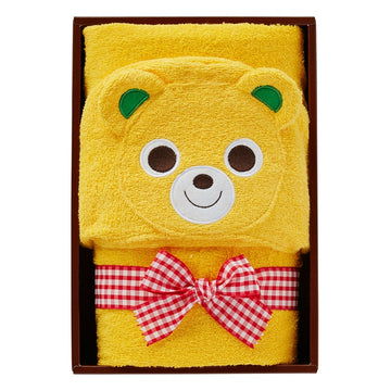 【WEB限定】フード付きバスタオル【箱入】 黄 商品画像