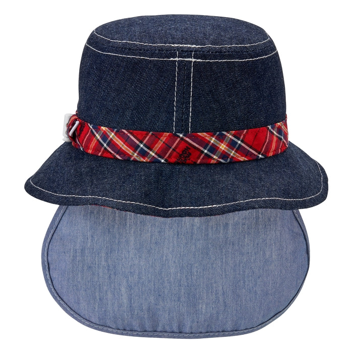 デニム帽子