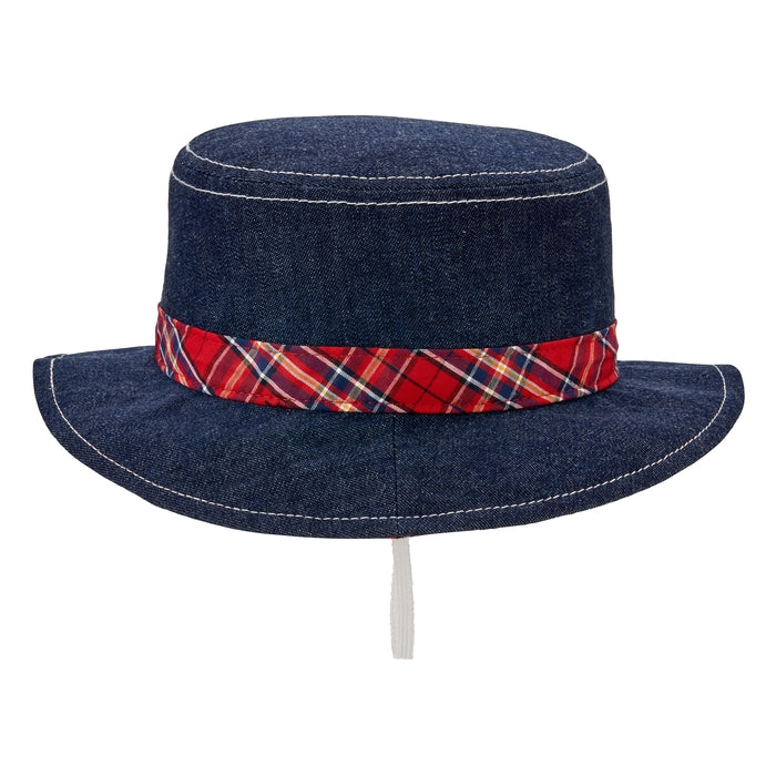 デニム帽子