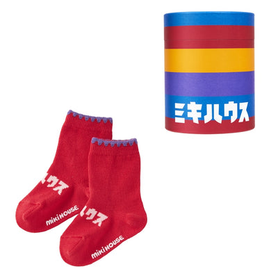 [WEB Limited] Miki House Katakana Socks [BOX]