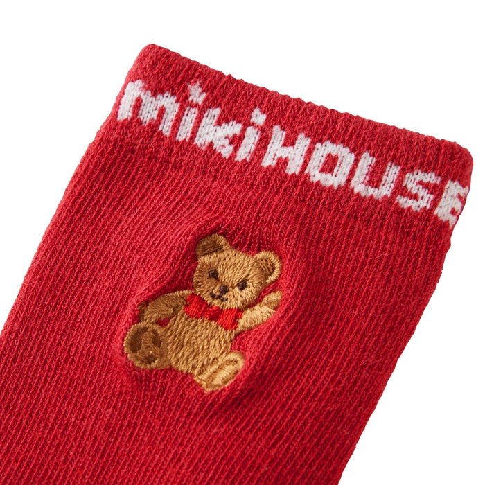 ミキハウスベア ハイソックス