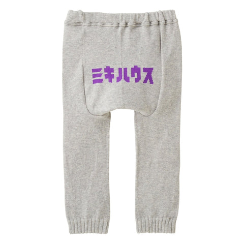 ミキハウス カタカナ９分丈ベビースパッツ