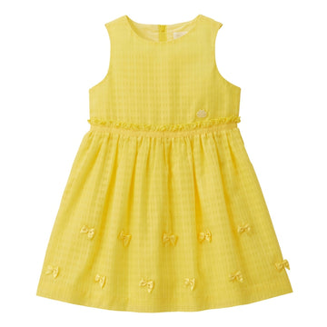 Dress with mini ribbon
