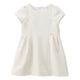 Puffy jacquard dress