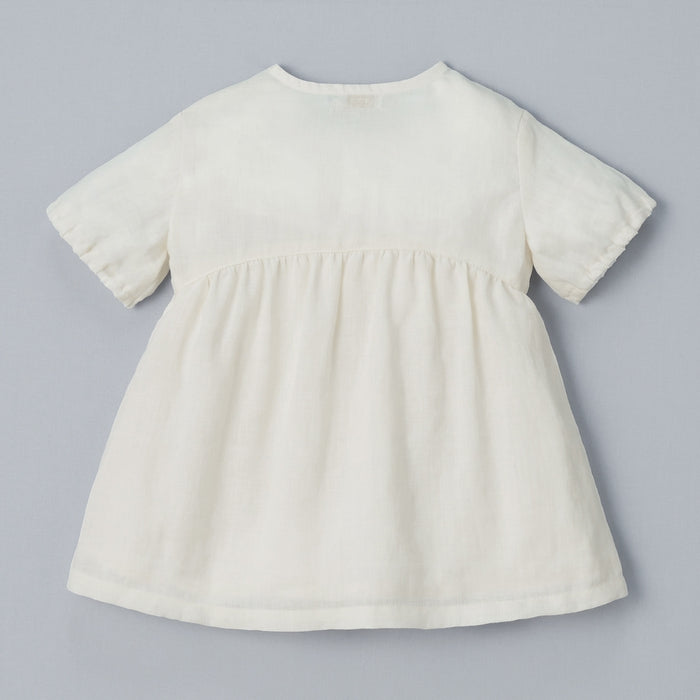 【ゴールドレーベル】リネン半袖ワンピース