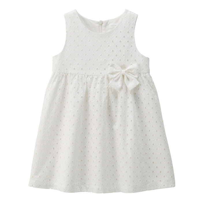 La [Unconfirmed] Diamond pattern cotton lace dress