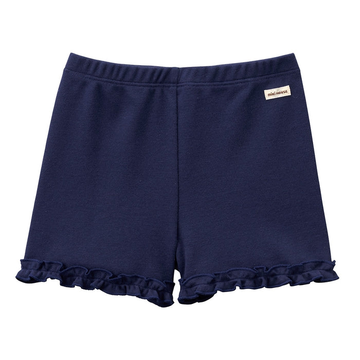 裾フリル付き オーバーパンツ