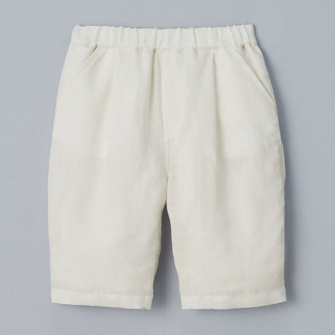 【ゴールドレーベル】リネン８分丈パンツ