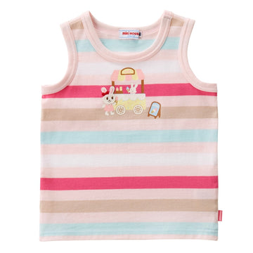 La [Unconfirmed] Pucchi & Usako Colorful Border Tank Top