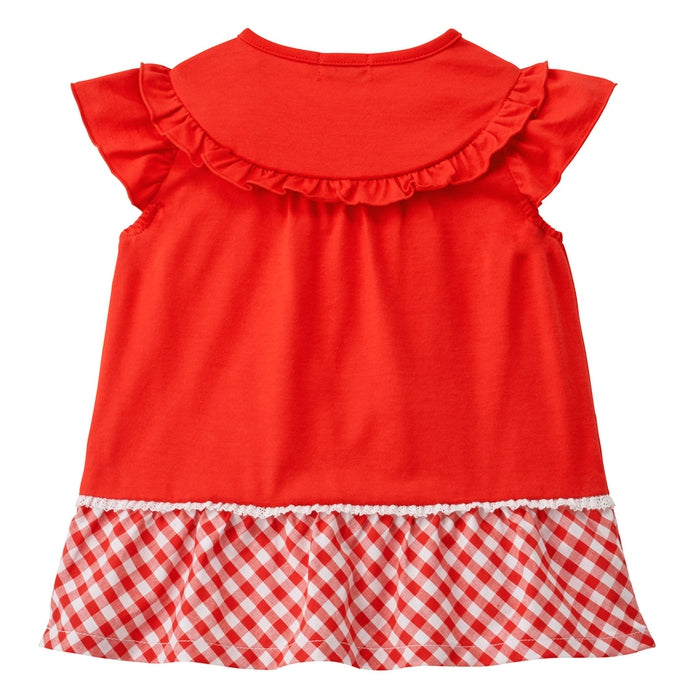 sleeve ruffle t-shirt