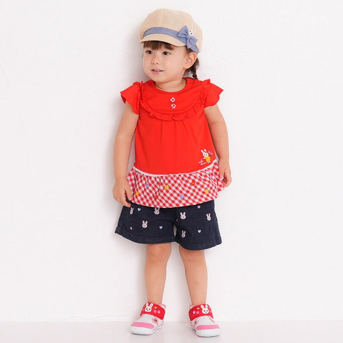sleeve ruffle t-shirt