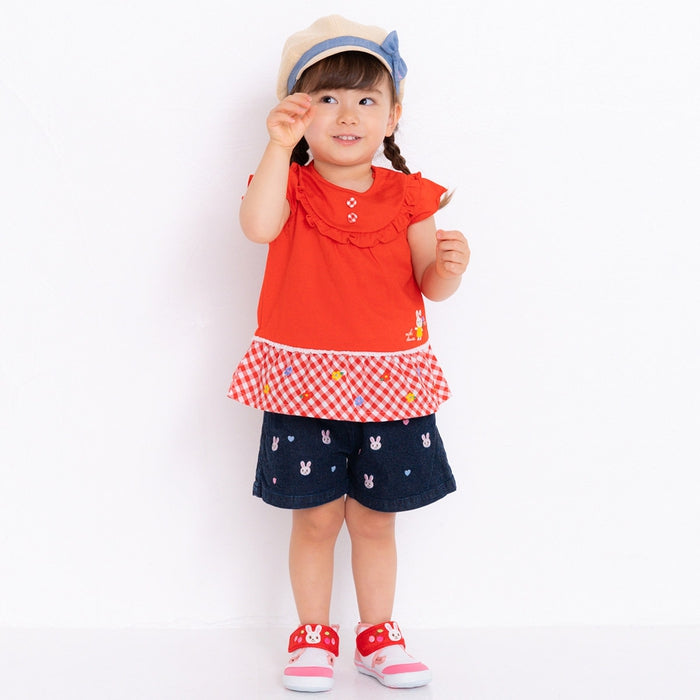 sleeve ruffle t-shirt