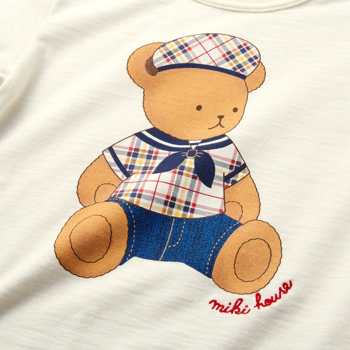 Miki House Bear短袖T衬衫| MIKI HOUSE 官方网站