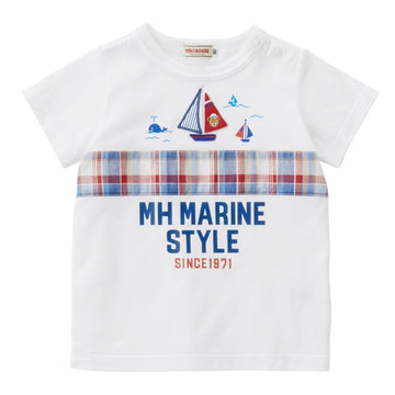 La [Unconfirmed] Pucci Yacht Motif Short Sleeve T-shirt white 商品画像