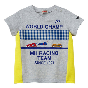 Racing car short sleeve t-shirt gray 商品画像