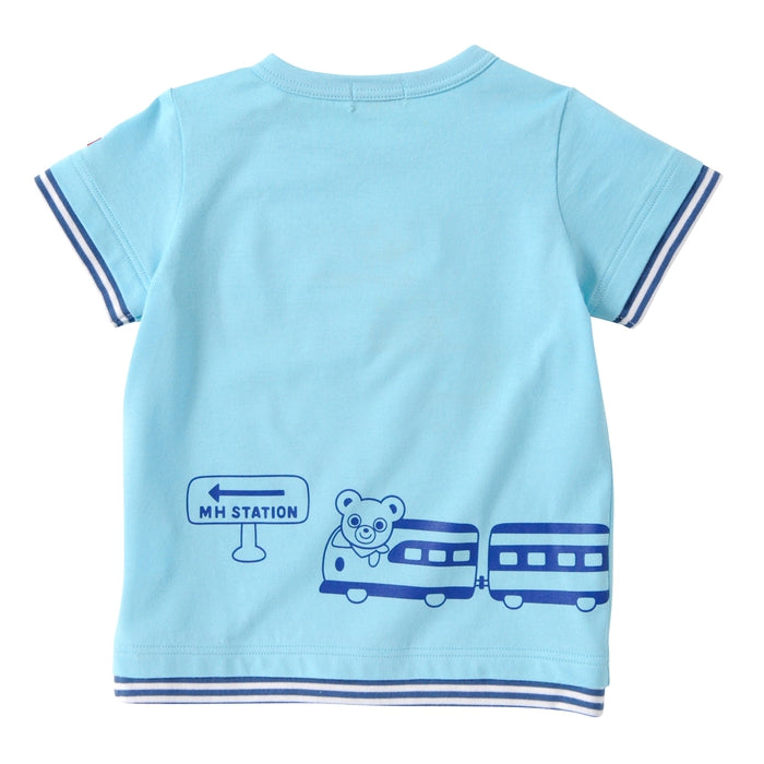 Layered short sleeve T-shirt