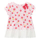La [Unconfirmed] Floral short sleeve T-shirt with ribbon