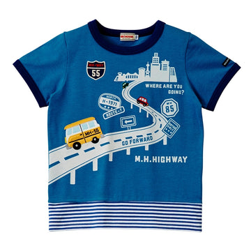 La [Unconfirmed] MH Highway Short Sleeve T-shirt blue 商品画像