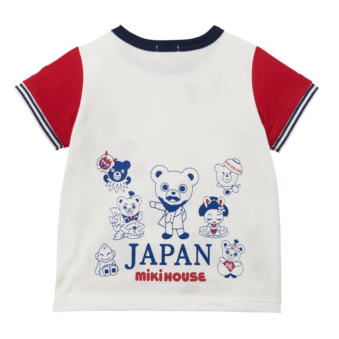 着用1回 希少 ミキハウス50周年 Japan Tシャツ 80 16,500円◎日本製
