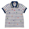 marine border☆polo shirt