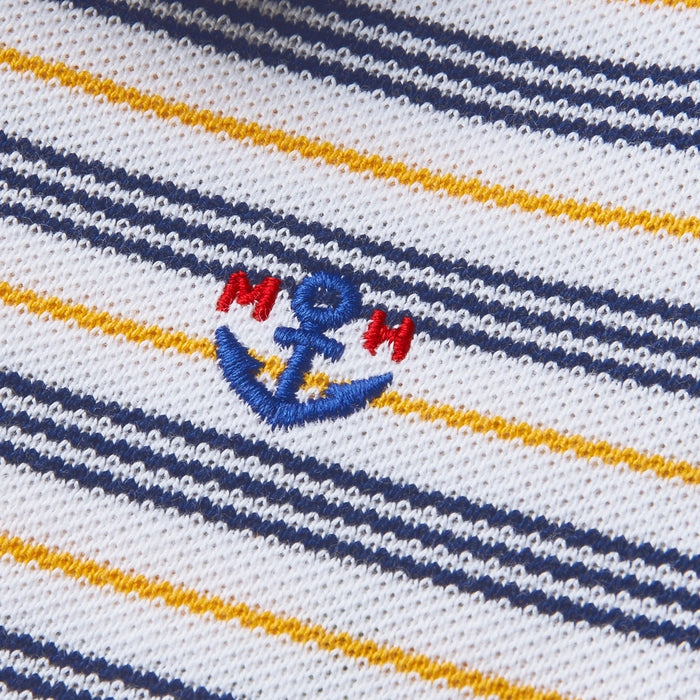 marine border☆polo shirt